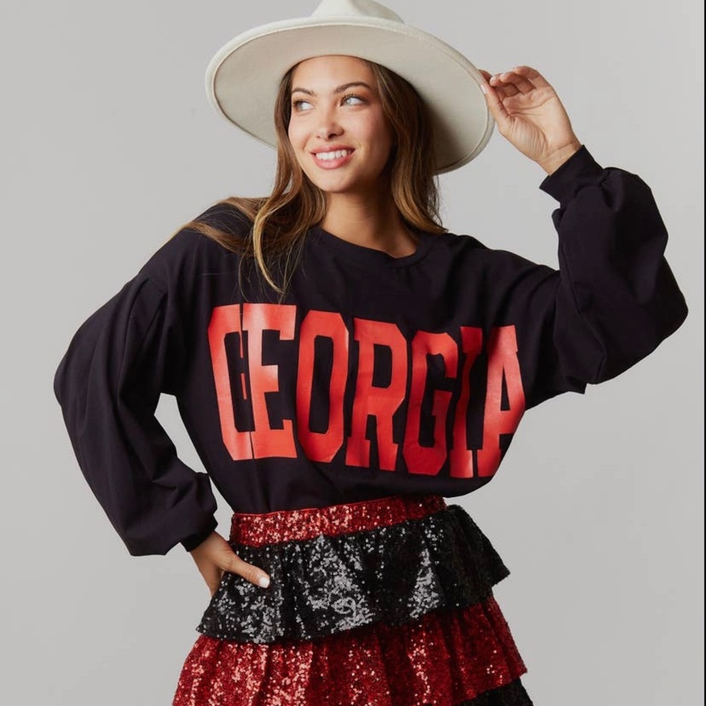 Fantastic Fawn Loose Fit Oversized Georgia Top